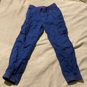 Boys GAP cotton twill lined cargo jogger pants